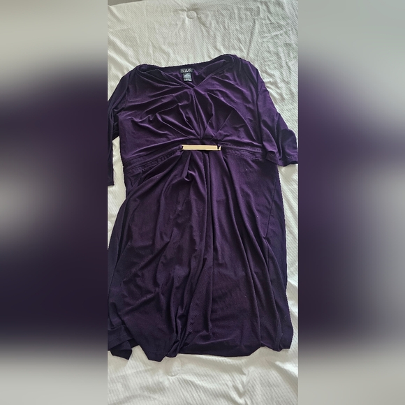Beautiful soho Apparel purple dress 16 Wrap 3/4 Sleeve - Picture 6 of 7